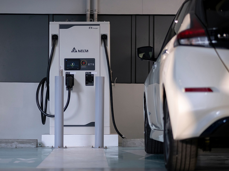 Delta City Charger 50/100kW Fast Charging with 94% Efficiency